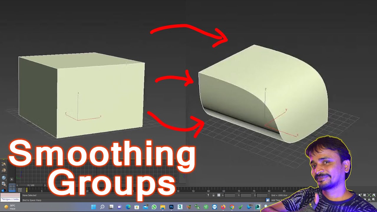 Smoothing Groups kya kaam ka hai ?| 3ds max | kaboomtechx