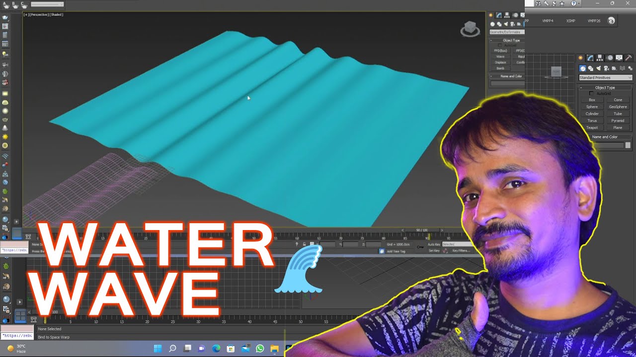 WATER WAVES🌊 BANAO 3DSMAX ME| kaboomtechx