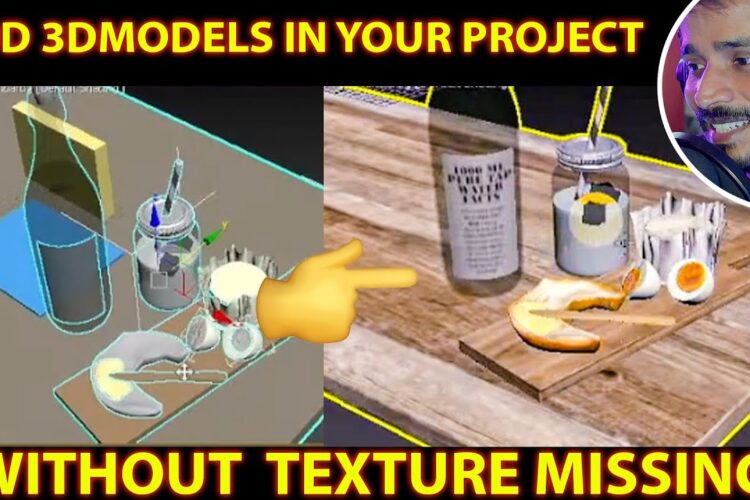 ADD 3DMODELS IN YOUR PROJECT WITHOUT MISSING TEXTURE | kaboomtechx