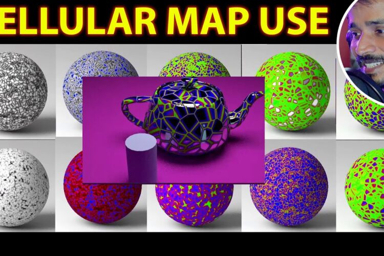 CELLULAR MAP USE IN 3DSMAX | kaboomtechx
