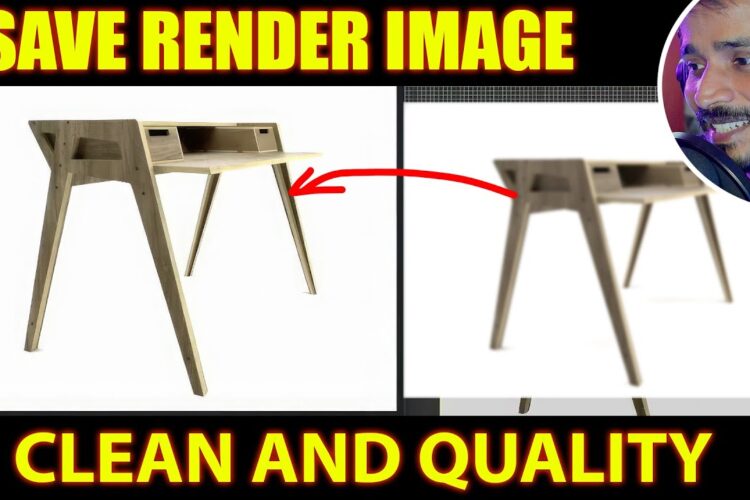 RENDER IMAGES SAVE CLEAN AND QUALITY 3DSMAX VRAY  | kaboomtechx