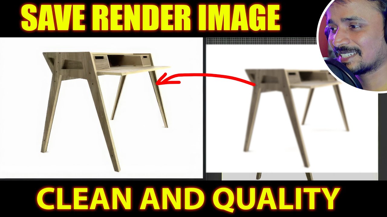 RENDER IMAGES SAVE CLEAN AND QUALITY 3DSMAX VRAY  | kaboomtechx