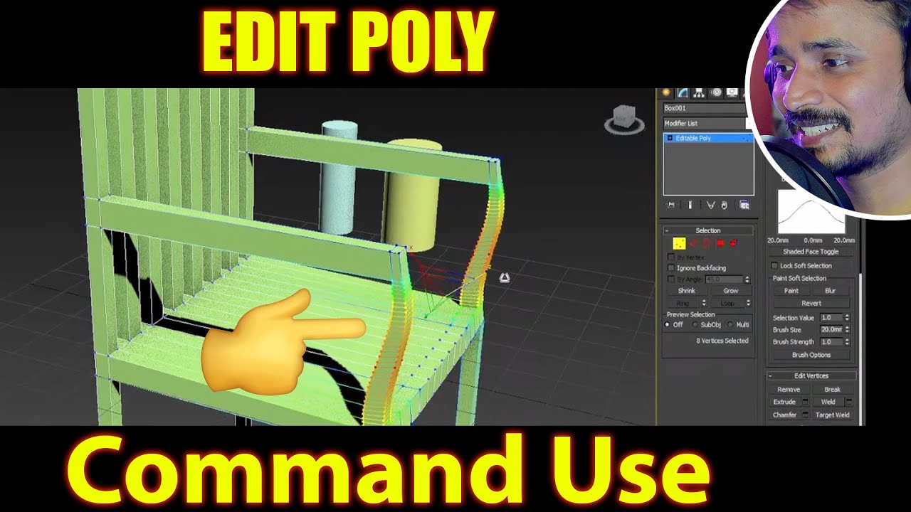 Edit poly command use | kaboomtechx