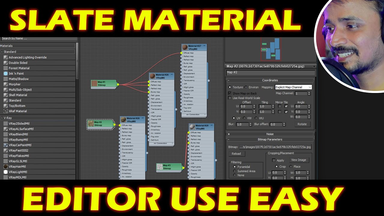 slate material editor easy way 🤗😍| kaboomtechx