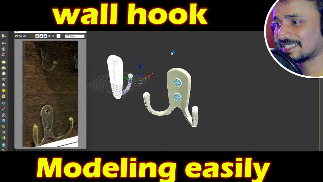 Wall Hook modeling | kaboomtechx