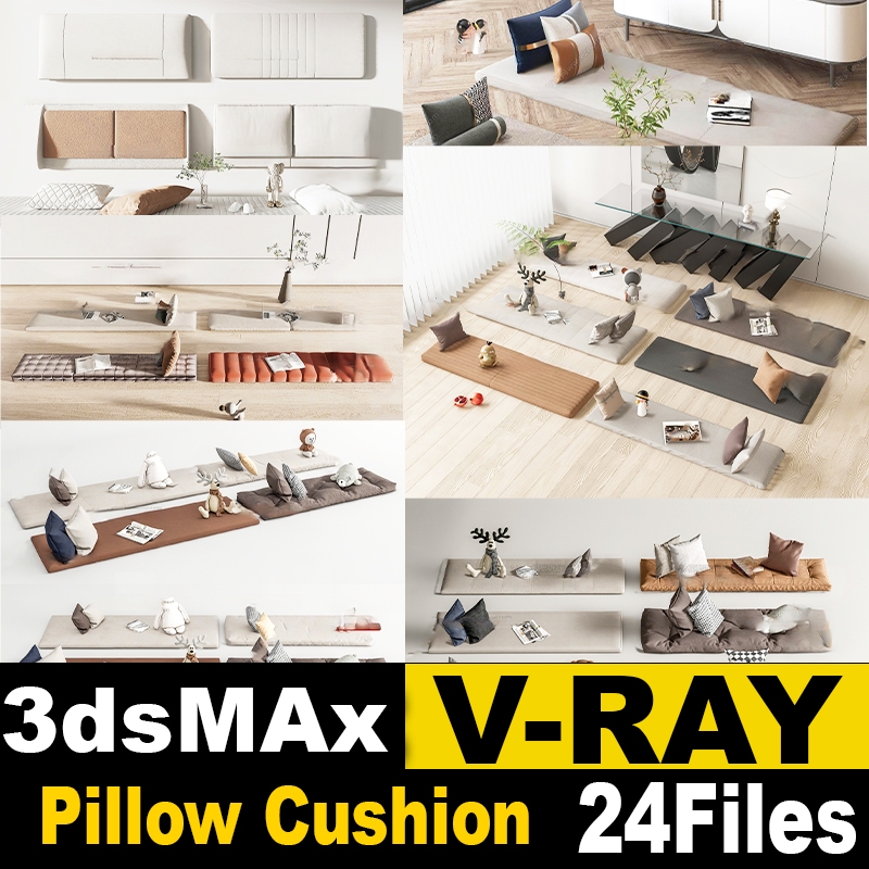 pillow cushion window 3D model