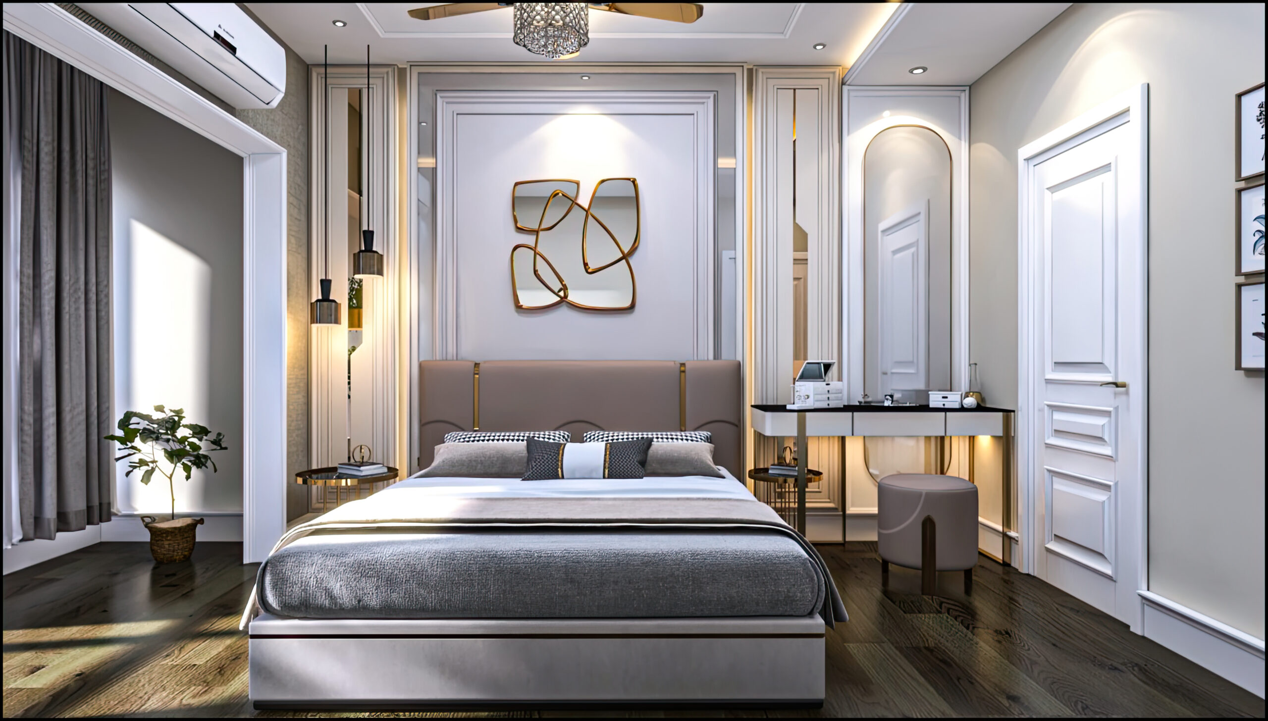 Modern+Classical bedroom