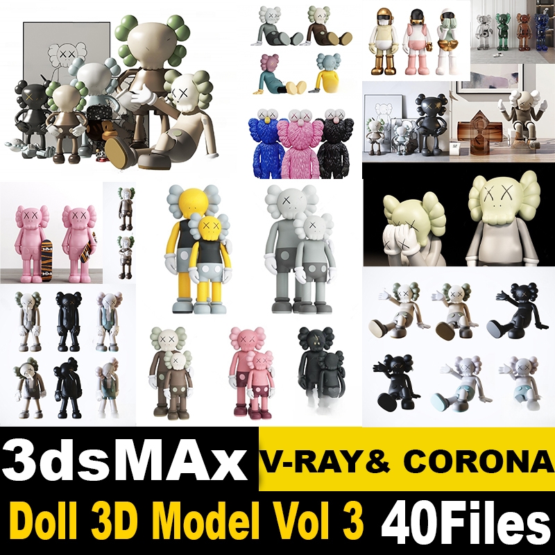 Doll 3D model vol 3