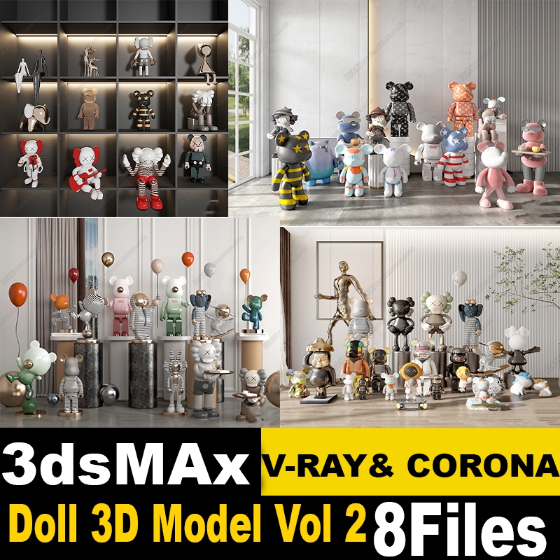 Doll 3D model vol 2