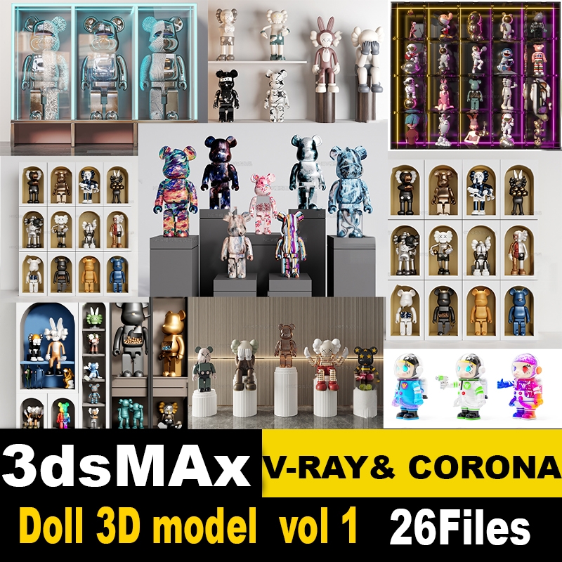 Doll 3D model vol 1