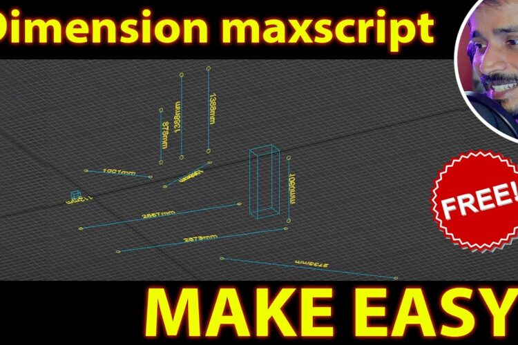 Dimension maxscript TOOL 3dsmax| kaboomtechx