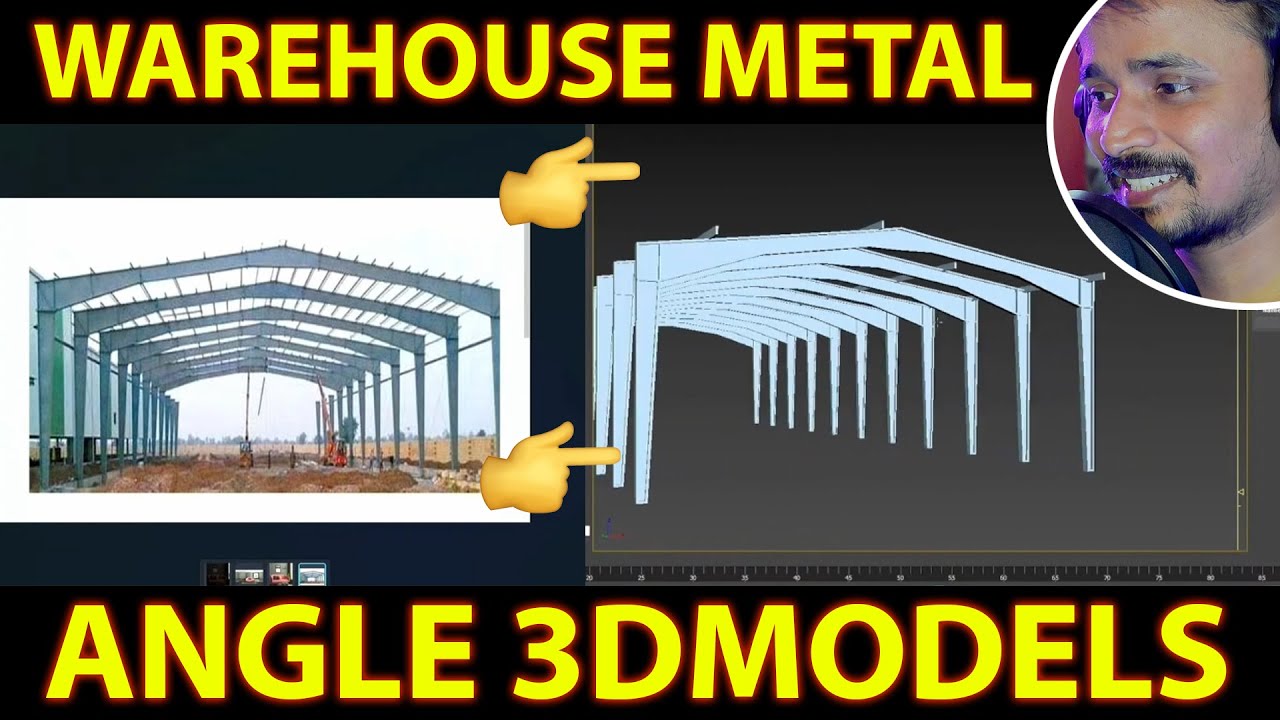 Warehouse metal modeling 3dsmax | kaboomtechx