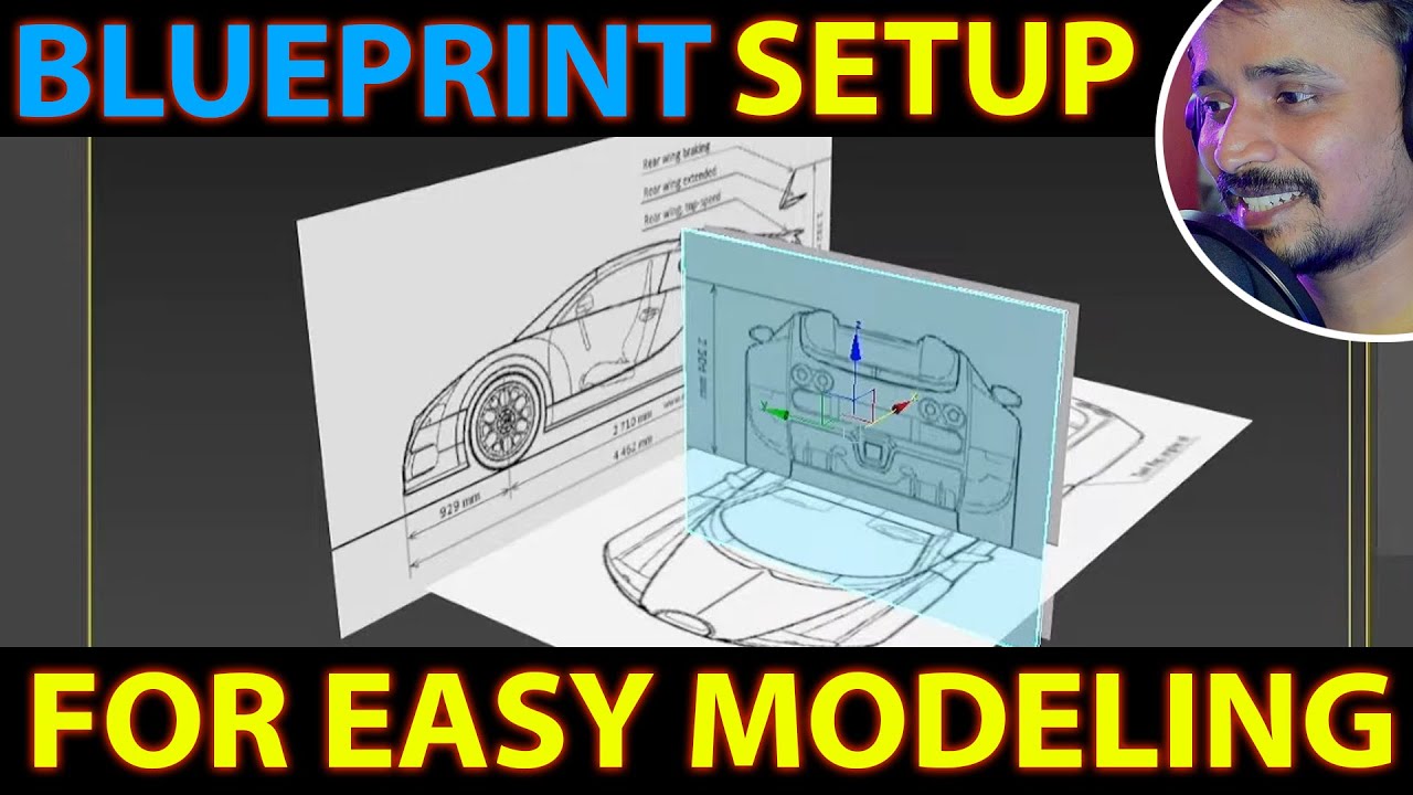 BLUEPRINT SETUP FOR 3DMODEL | kaboomtechx