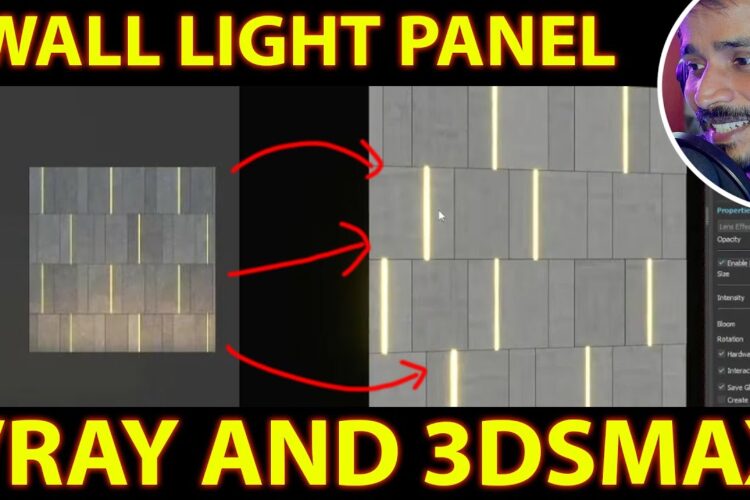wall light panel  bano 3dsmax me | kaboomtechx
