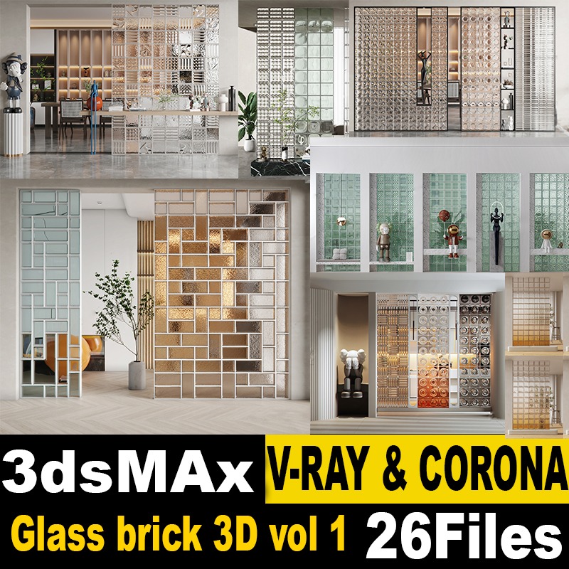 Glass brick 3D vol 1