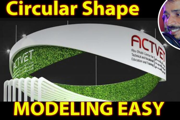Circular Shape MODELING | kaboomtechx