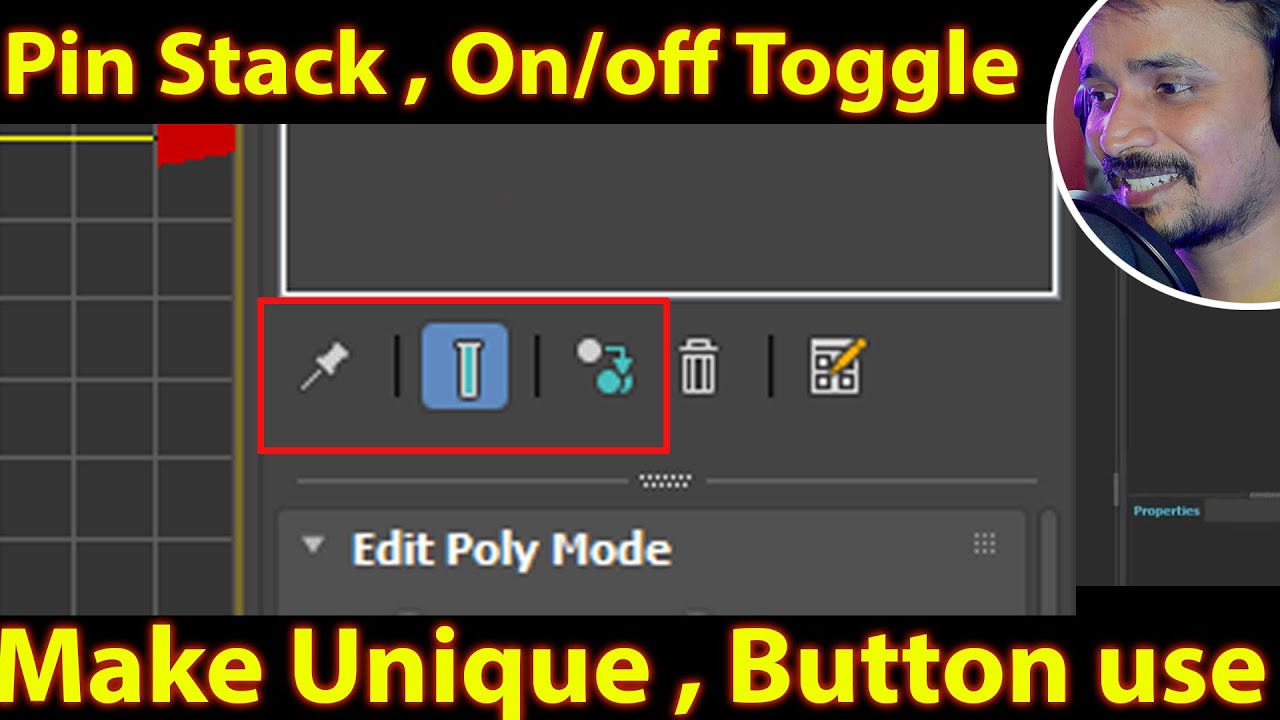 Pin Stack , On/off Toggle , Make Unique , Button use  | kaboomtechx