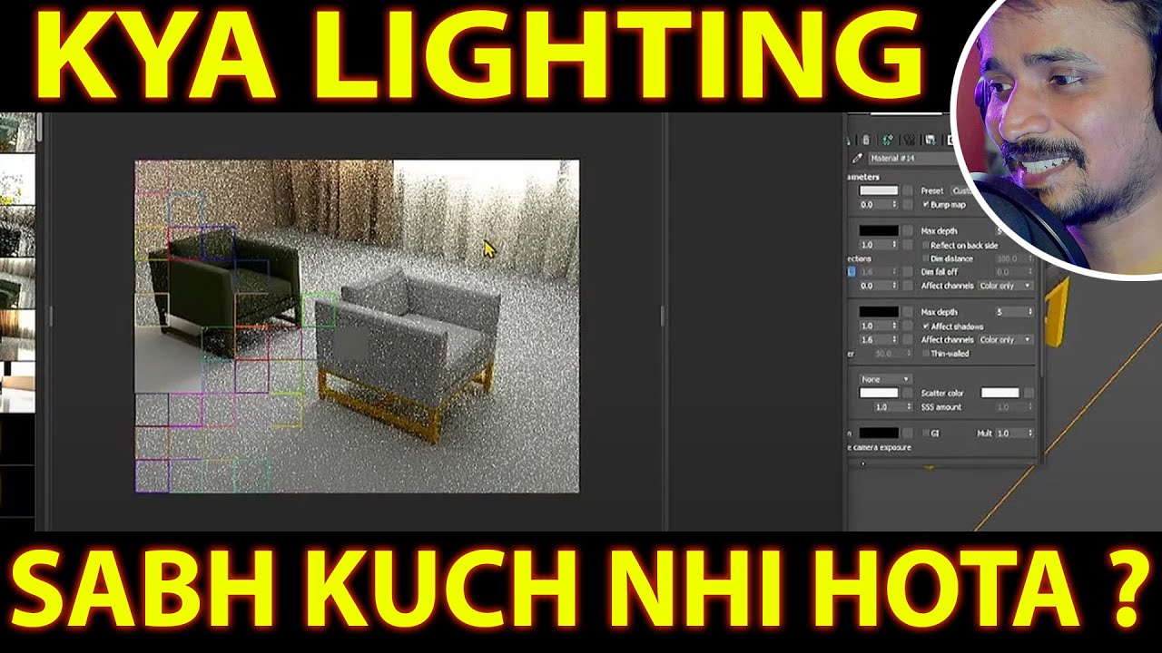 VRAY LIGHTING  TUTORIAL | kaboomtechx