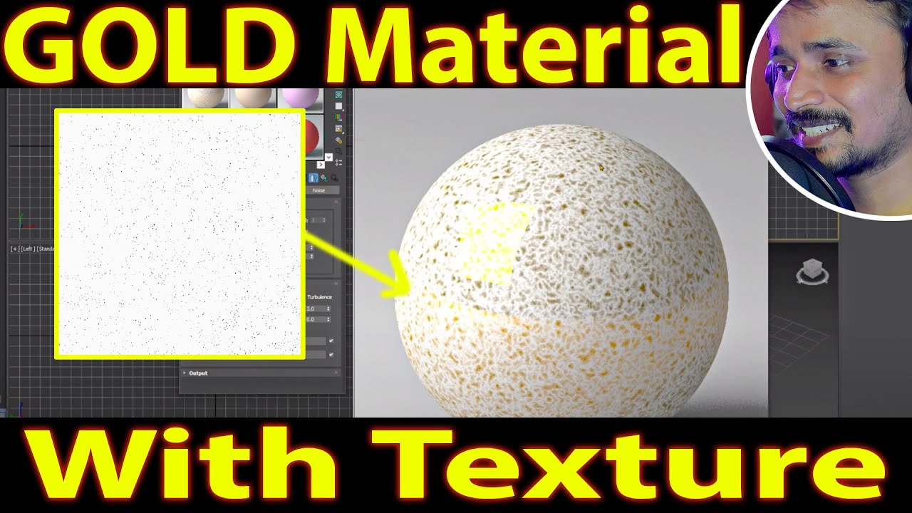 GOLD MATERIAL WITH TEXTURE | kaboomtechx