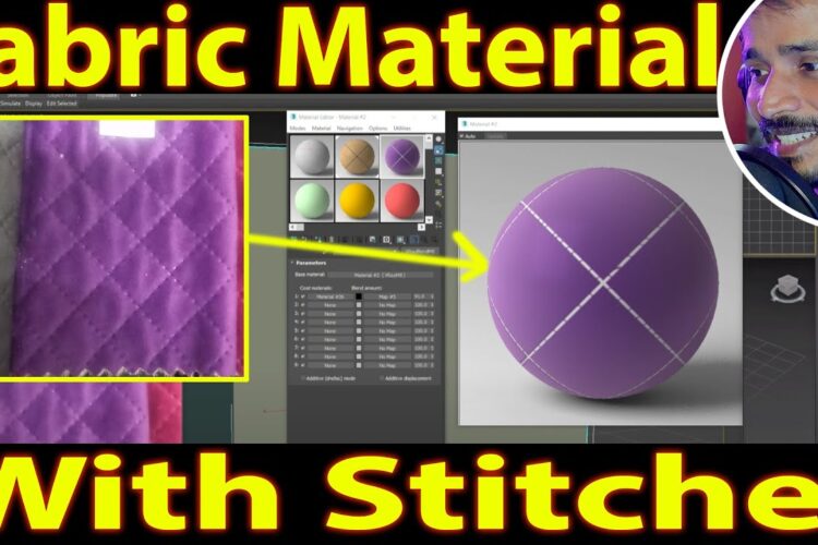 Fabric Material With stitches | kaboomtechx