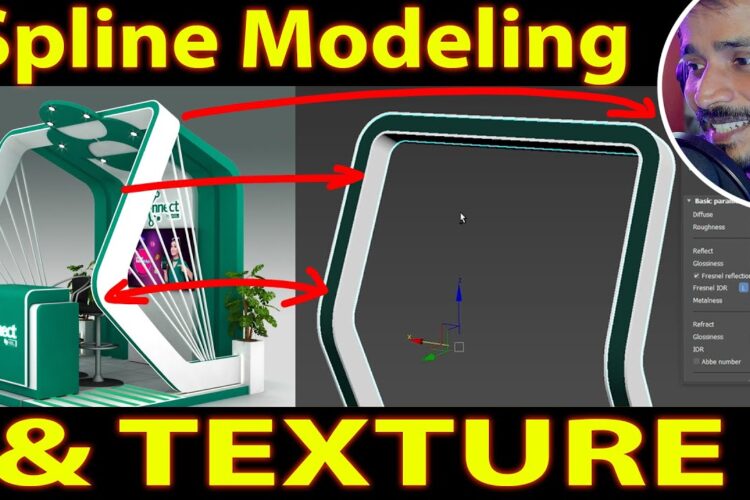 Spline Modelling And Texture | kaboomtechx