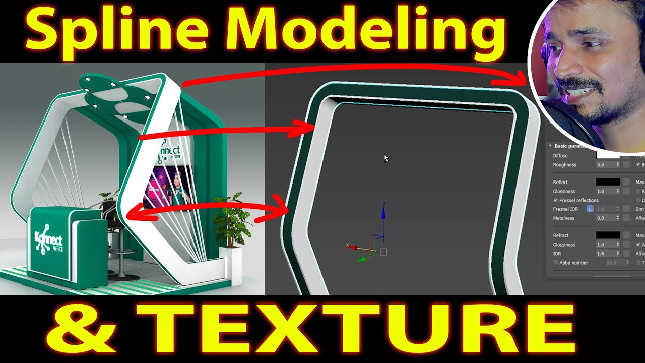 Spline Modelling And Texture | kaboomtechx