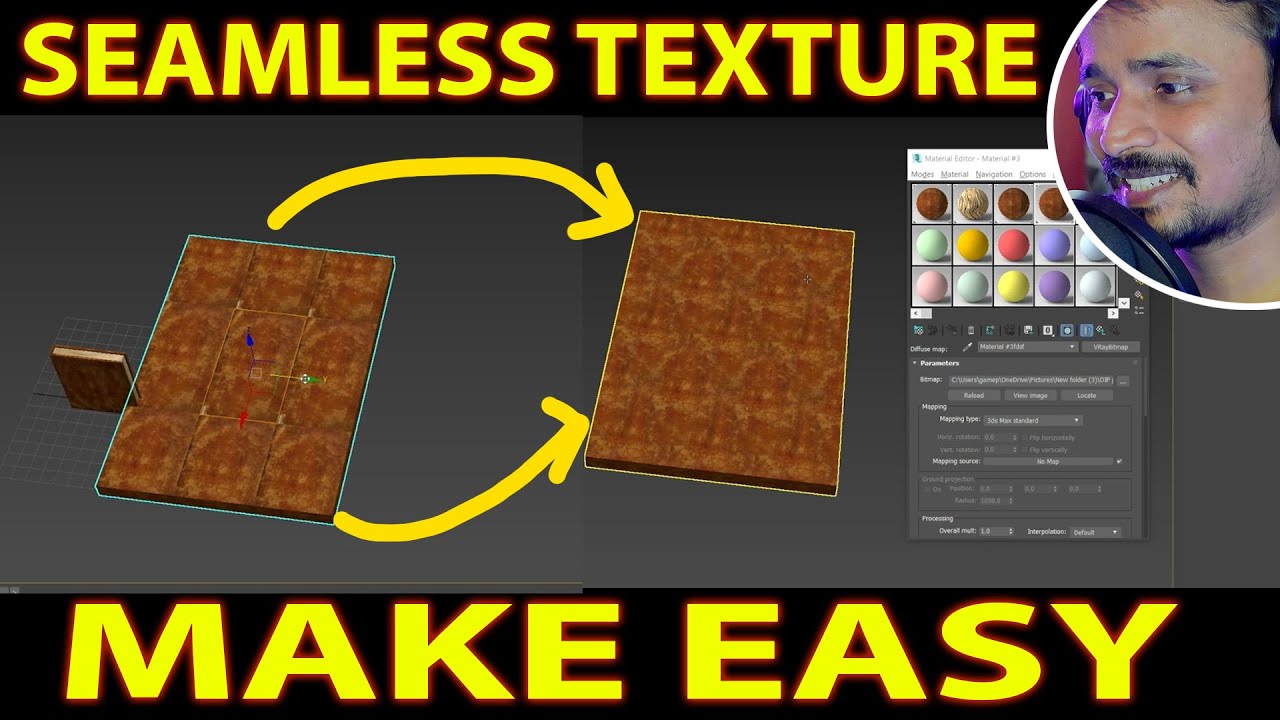 Texture Ko Seamlase Kaise Banaye| kaboomtechx