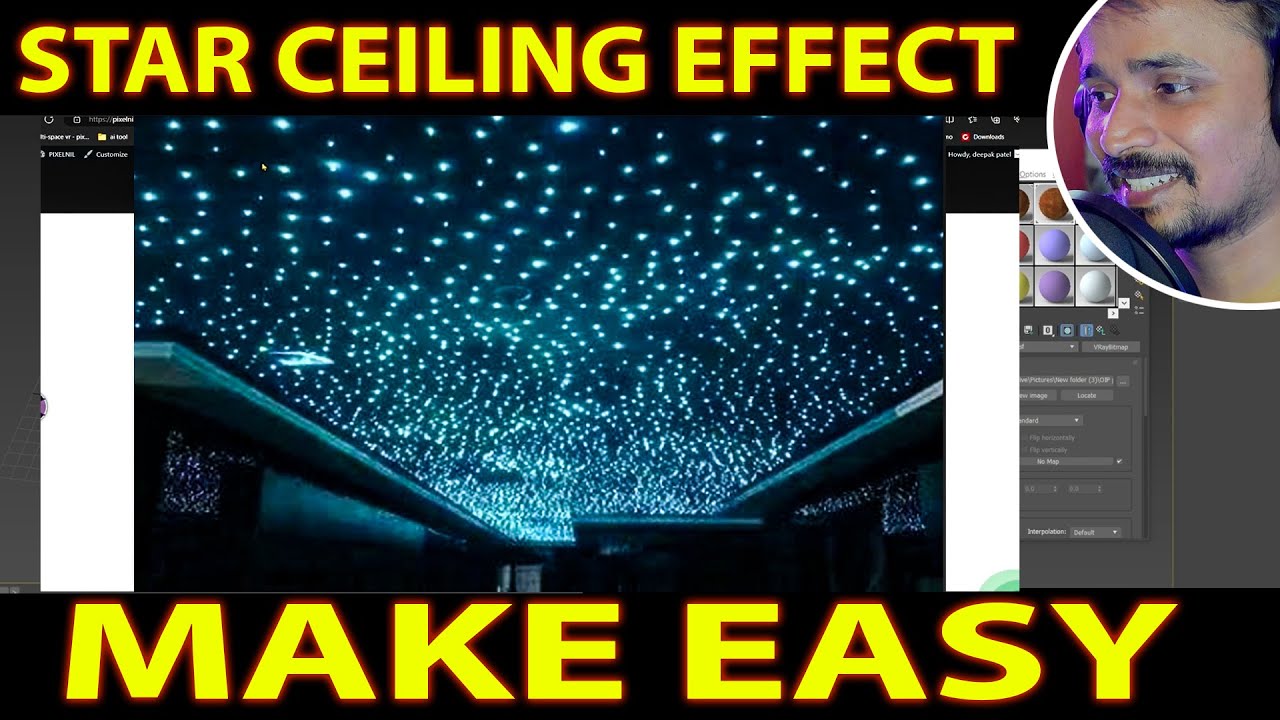 How To Make a Star Ceiling  | kaboomtechx