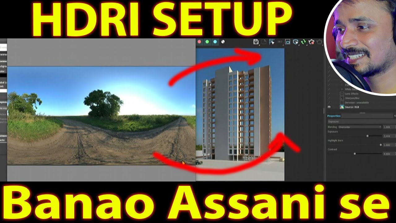 HDRI Setup kro Asani se  | kaboomtechx