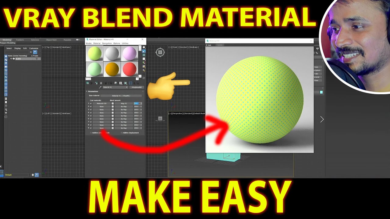 VRAY BLEND MATERIAL TUTOARIAL| kaboomtechx