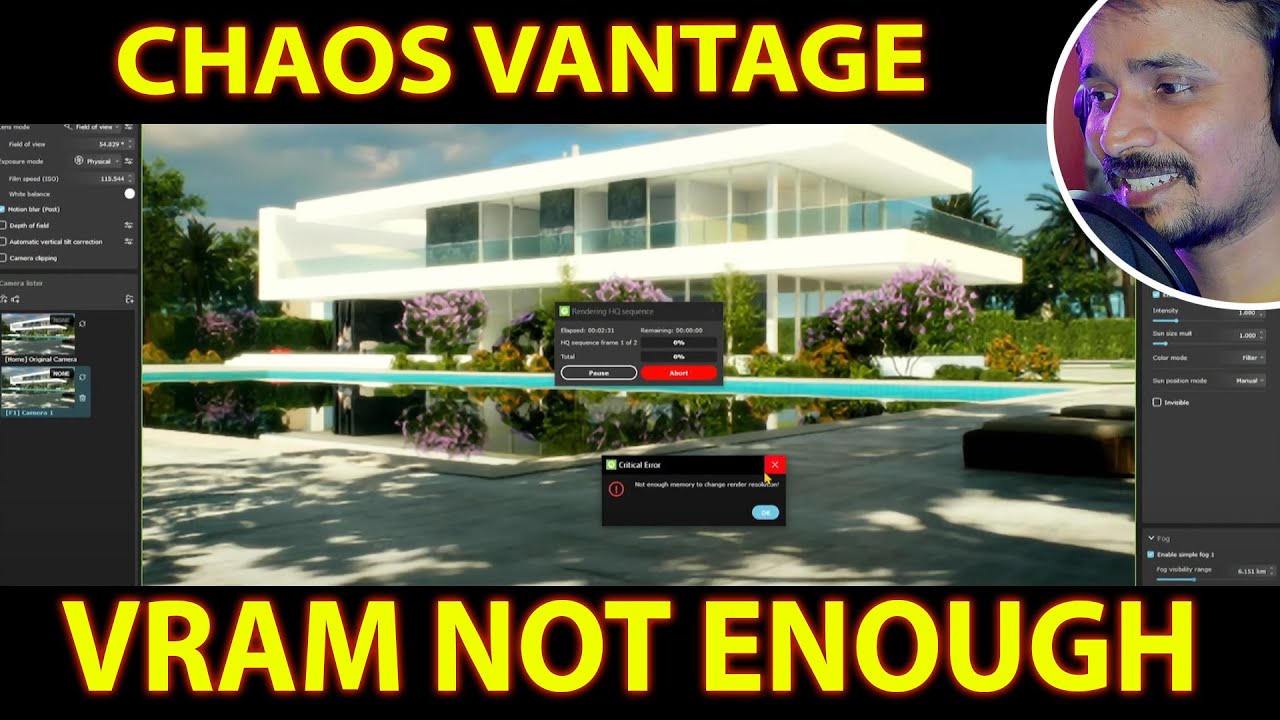 Rendering in chaos Vantage  GPU  Uses | kaboomtechx