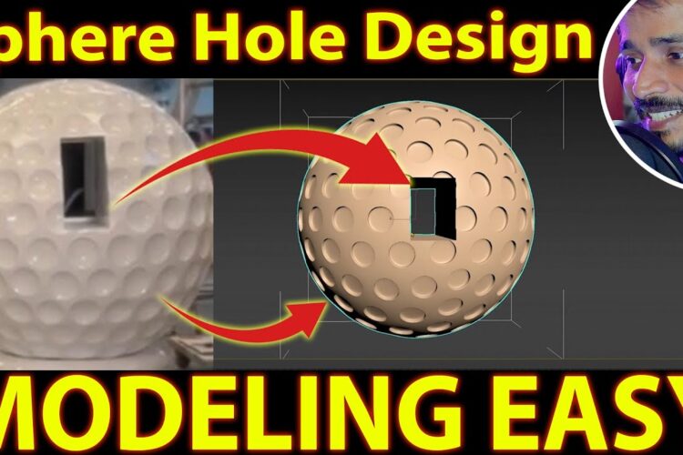 Sphere Hole Design  कैसे  करे  ? | Kaboomtechx