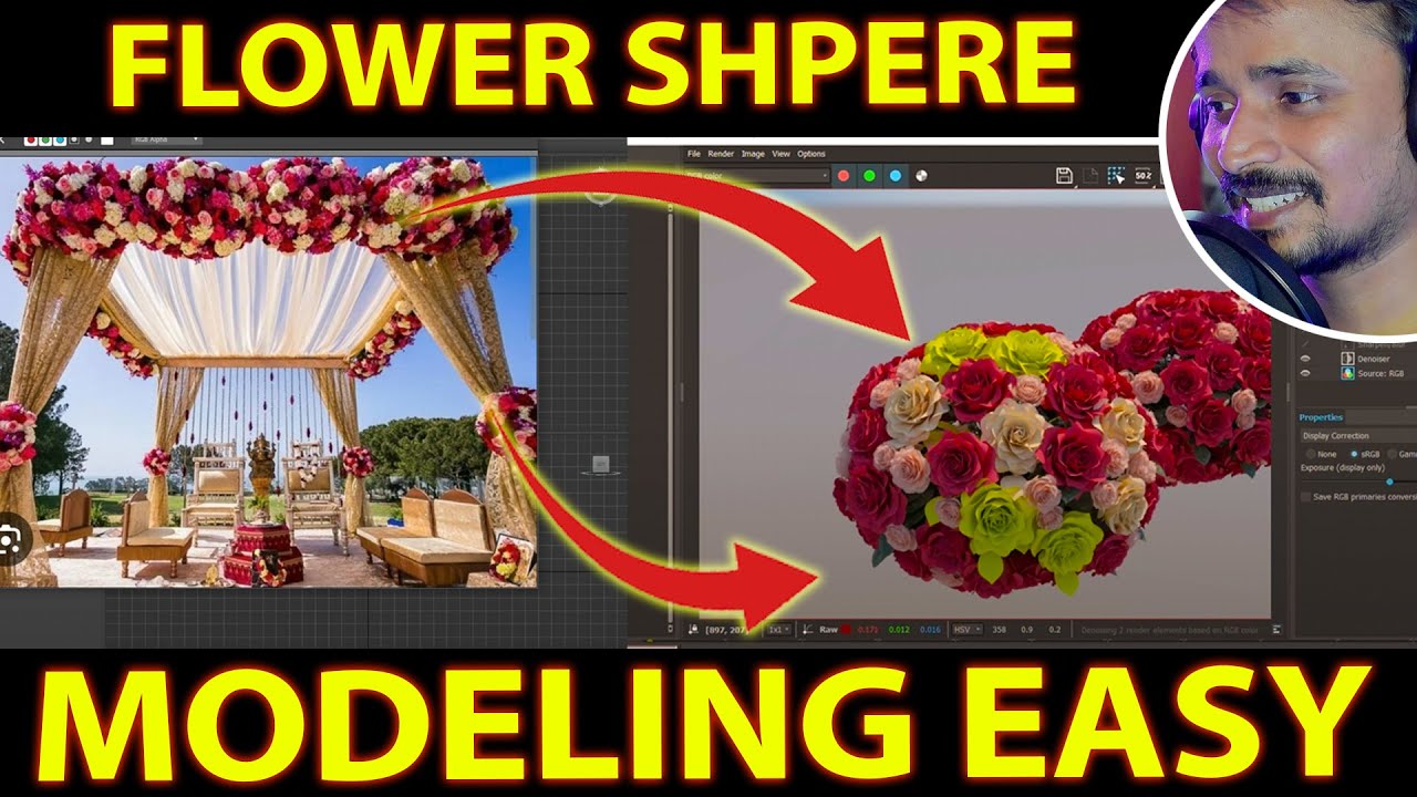 MAKE DECORATIVE FLOWER SPHERE | kaboomtechx