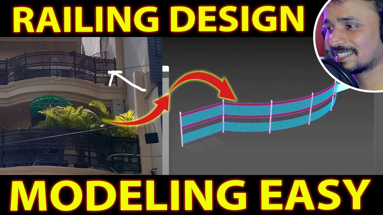 RAILING DESIGN MODELING  | kaboomtechx