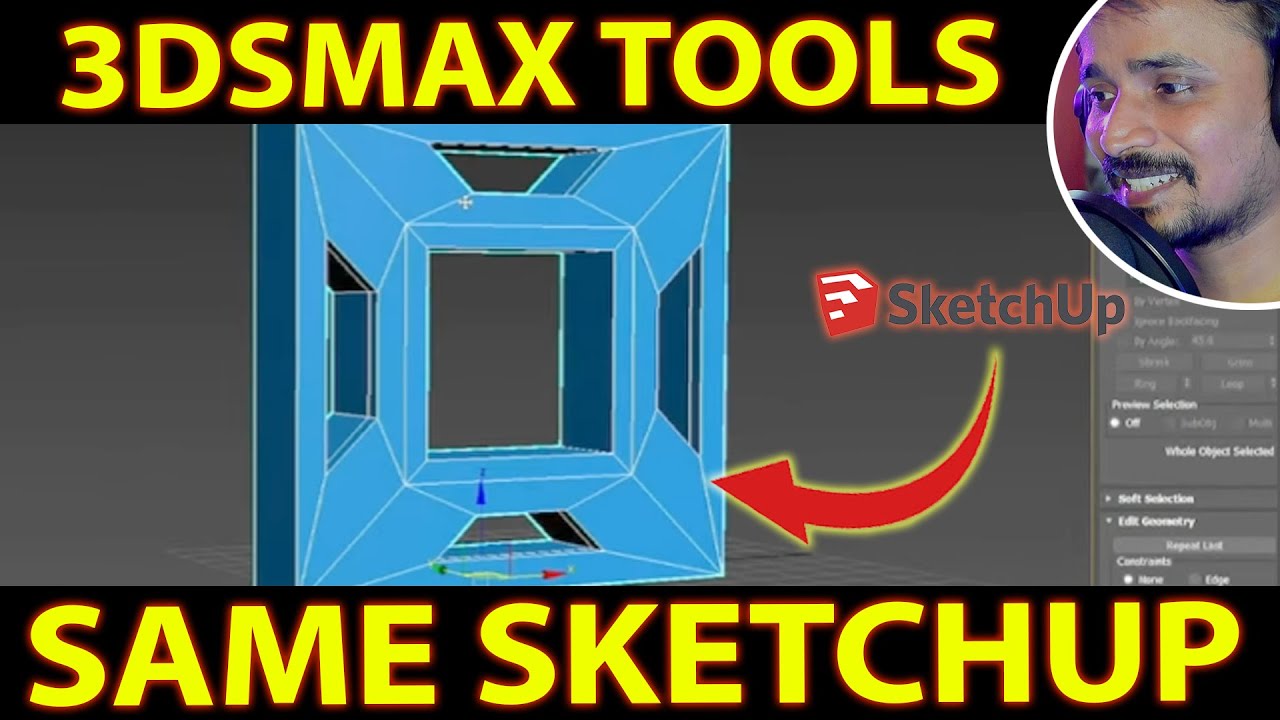 3DSMAX TOOLS SAME LIKE SKETCHUP ? | kaboomtechx