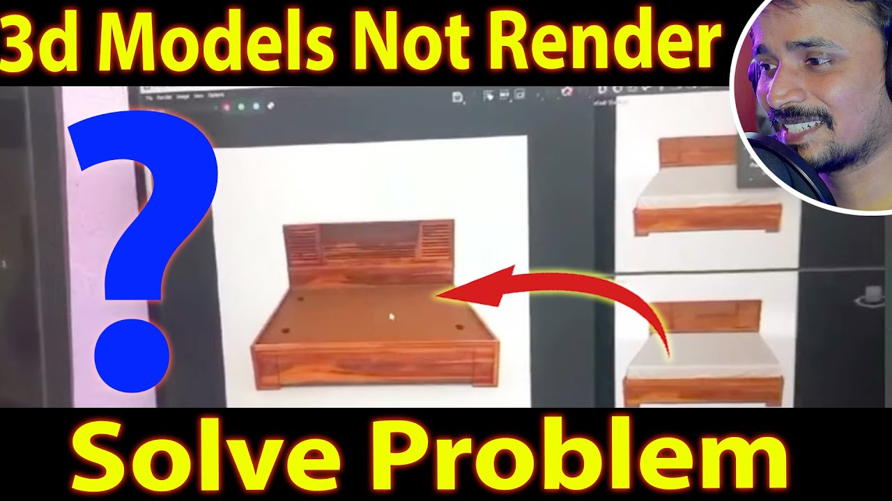 3DMODELS NOT RENDERING ? | kaboomtechx