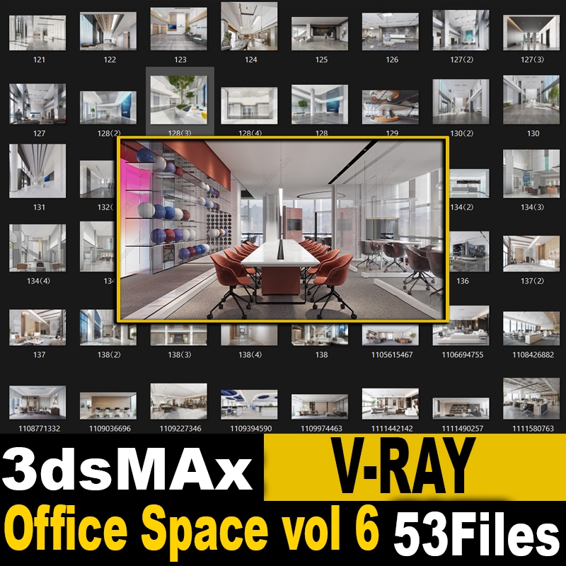 Office Space 3dmodels vol 6