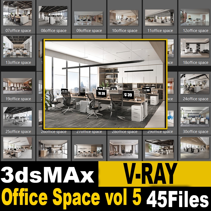 office space 3dmodels vol 5