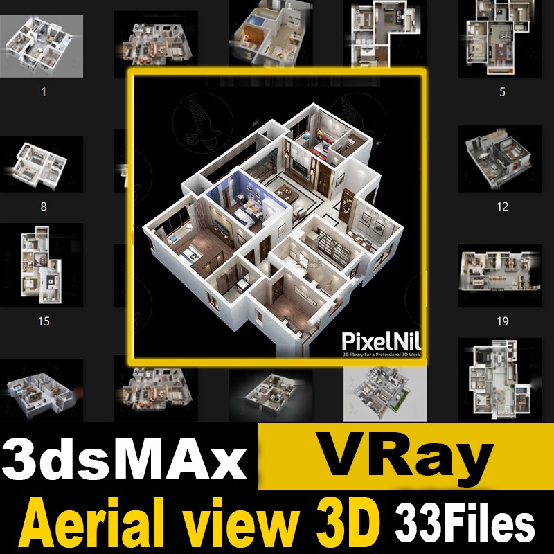 Aerial view 3D