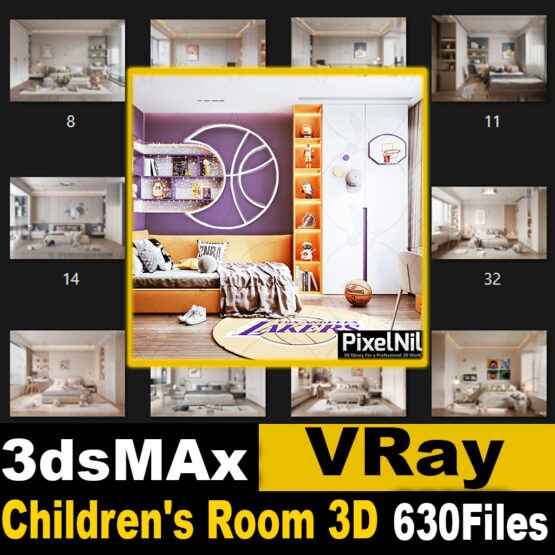 children's room 3d model