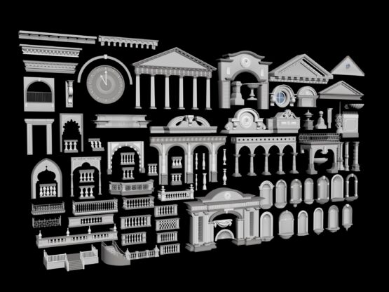 g497-Building exterior decoration