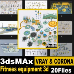 Fitness equipment 3d