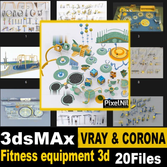 lyy1085-Fitness equipment 3d