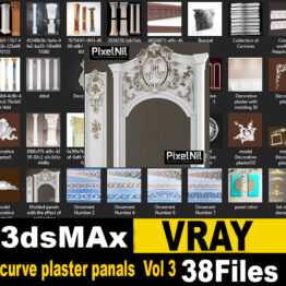 curve plaster panels Vol 3