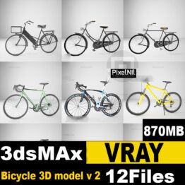 Bicycle 3D model V 2