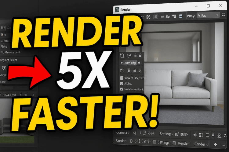 How to Render Fast Using V-Ray and Corona Renderer