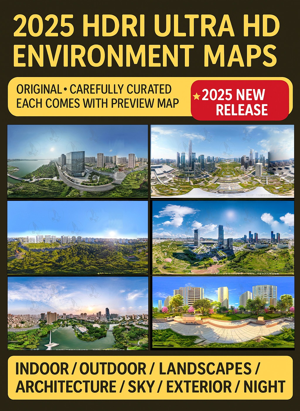 2025 HDRI Ultra HD Environment Maps